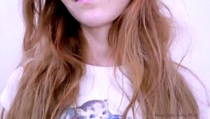 Producer seduces teenage fashion model into wild sofa pounding and cum swallow