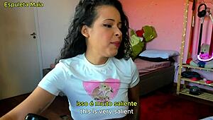 Who's Spinning the Roulette with This Hot Brunette's Lingerie Tease Live?!