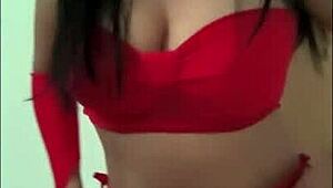 my devil costume turns innocent me into novice whore tease