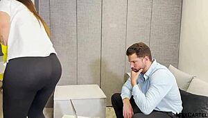 damn this business man just creampied the big ass latina maid pussy