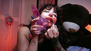 yer kinky stepdauter gives sloppy bj fer daddys day