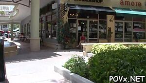 that shameless teen nympho craves every inch of cock during her wild sucking and riding frenzy