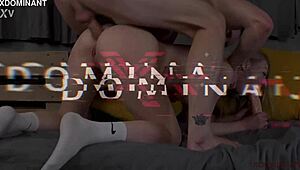 submissive whore's tight asshole gapes from huge dildos fisting anal creampie and atm in bdsm casting