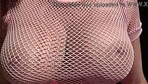 oh man my huge natural italian tits bounce outdoors in slow mo closeup fetish