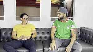 juicy latina swingers swap cum after tight pussy creampie exchange in lingerie