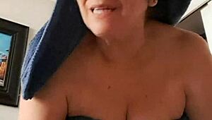 Chubby Latina Milf Gives First-Time Blowjob and Takes Facial Cumshot