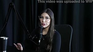 Melina Khalifa naughty interview packed with slutty action Porn Cast Brazil part 3