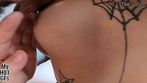 Condom slips out but don't cum inside me