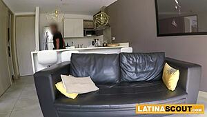 damn this hot black latina bikini model takes deep anal pounding from producer's cock until she cums hard 😈🍑💦