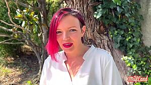 Margot the hot french milf slut gets her ass demolished in lingerie frenzy