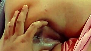 Indonesian college babe in uniform calls semok tante home for long awaited pounding!