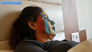 lonely rachna warming up to ravi's room service cock 😈🍆💦