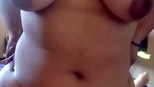 curvy latina ex-girlfriend with big natural tits rides cock cowgirl style moaning wet in homemade sex