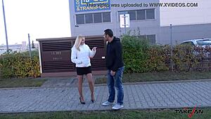 milf secretary's huge tits bounce as she's double pounded deep in moving van reality