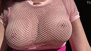oh man my huge natural italian tits bounce outdoors in slow mo closeup fetish