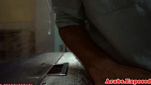 seductive arabian babe with big tits rides huge monster cock cowgirl