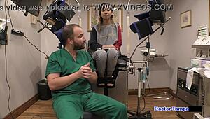 Dr Tampa Humiliates Olympic Failure Kalani Luana in Latex Gloves and Hospital Leggings Spreading