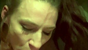 Young Amateur Works Tongue Hard Swallowing Cumshot