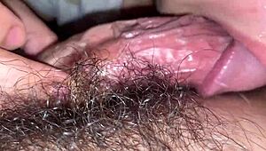 rainy day vibes as my horny girlfriend sucks off my thick cum load