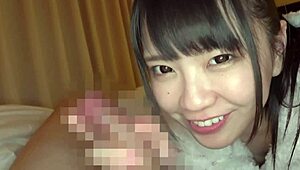 stunning idol-faced high school girl gets raw creampied twice by old man