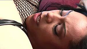 jazmine cashmere's phat ass stretches wide around huge black cock doggystyle