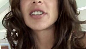 wanna see this big tits babe slobber all over thick cock?