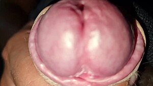 my italian stepson with huge cock fucks my bed then cums closeup on phone