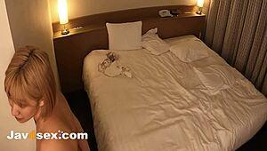 Momo Minami rides cock hard in uncensored JAV cowgirl with phat boobies bouncing naughty Japanese pornstar action