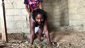 me and neighbors son planned garage creampie in unfinished building he doggystyles my fat ass