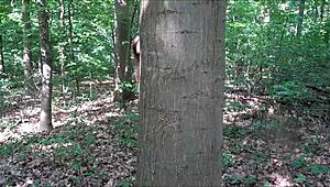 Pov Forest Hike Turns Into Curvy German Blonde Ride