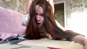 rough neighbor pounding my tight pussy making me scream n cum over his huge cock so many times?