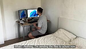 i'm the gamer girl stepbro blackmailed with my dirty pics so i blew him good