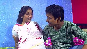 Indian Bhabhi Tempts Devar into Tight Pussy Fuck Dirty Hindi Talk