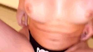 hot asian wife sucks monster cock at swingers house then fucks home for cuck cum