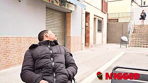 mature chloe's funny first black monster cock interview turns public outdoor riding deepthroat moaning european cougar fantasy