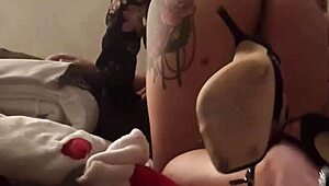 wanna see this high heels blonde teen stroke off an old man's throbbing cock?