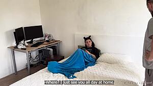 i'm the gamer girl stepbro blackmailed with my dirty pics so i blew him good