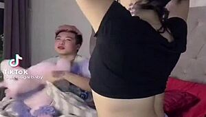 cute latina plays with her tight pussy and ass seductively