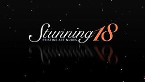 pigtailed blonde bends over as her tight ass gets toyed then fucked rough doggystyle