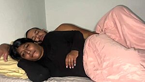 Stepdad mistakes stepdaughter for wife in juicy creampie fuck