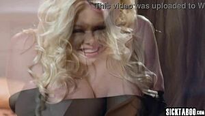 Black Lesbian Milf Ana Foxxx Fucks Big Ass Blonde Serene Siren Dildo