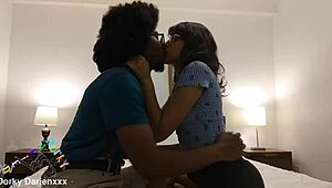 Cutie Latina Takes Big Black Cock Doggystyle Pound!