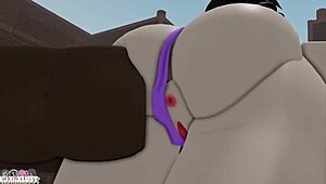 Emo Goth Koraxlust Flashes Tits Undresses Rides Cock in Skatepark