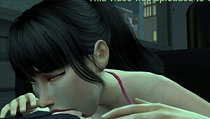 Monster cock cuckolds old asian wife on desk with friend