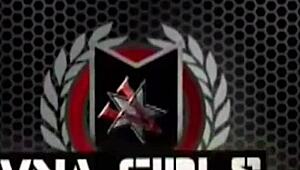 sexy kimber lee slips panties aside and rides huge dildo deep on bed till orgasm.