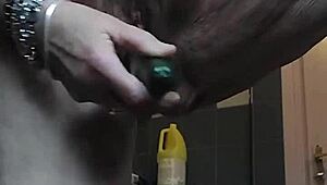 granny rams cucumber deep into her hairy german beaver