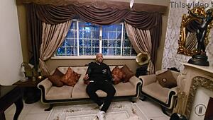 angel lima rides cowgirl then bends over doggystyle with big tits