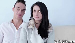 hot housewife nicole black cuckolds hubby getting all holes fucked by black bull