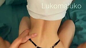 damn this skinny blonde petite rides that monster cock deep in her ass for a gaping anal creampie! 🍑💦🔥