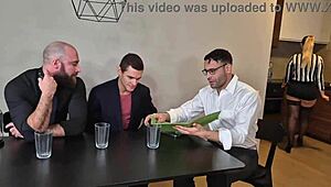 Secretary Teases with Intense Group Play